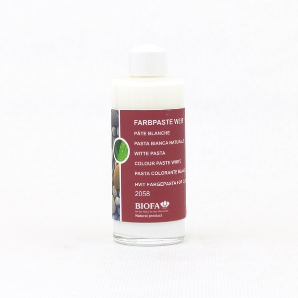 BIOFA Farbpaste weiß 2058